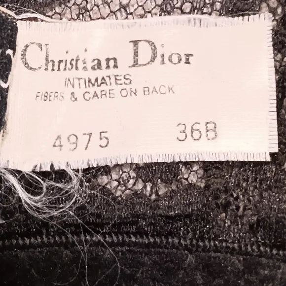 Vintage Dior Black Lace Bustier with Sweetheart Neckline - Picture 4 of 4